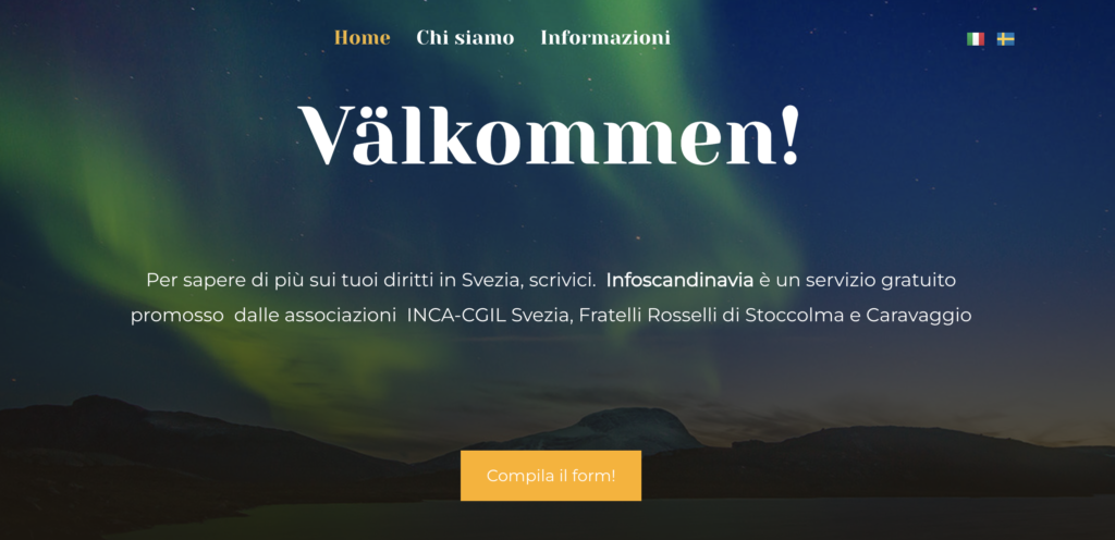 Infoscandinavia.se Progetto Diritti in Svezia